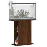 VidaXL Aquariumstandaard 75x36x72,5 cm bewerkt hout bruin eikenkleur