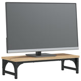 Vidaxl monitorstandaard 55x23x14 cm bewerkt hout sonoma eikenkleurig