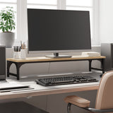 Vidaxl monitorstandaard 85x23x15,5 cm bewerkt hout sonoma eikenkleurig