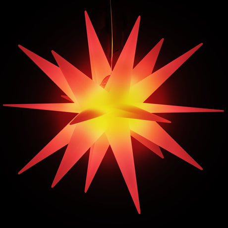 Vidaxl kerstlamp met led inklapbaar 57 cm rood
