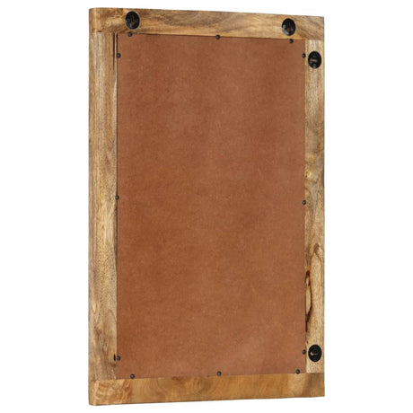 Vidaxl badkamerspiegel 50x70x2,5 cm massief mangohout en glas