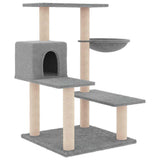 Vidaxl kattenmeubel met sisal krabpalen 82,5 cm lichtgrijs