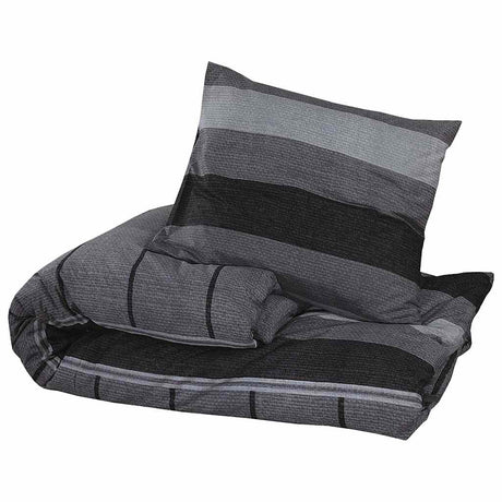Vidaxl dekbedovertrekset 200x220 cm katoen donkergrijs