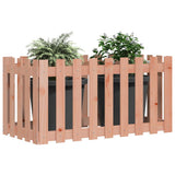 Vidaxl plantenbak verhoogd hekontwerp 100x50x50 cm massief douglashout