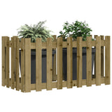 Vidaxl plantenbak verhoogd hekontwerp 100x50x70 cm geïmpregneerd hout