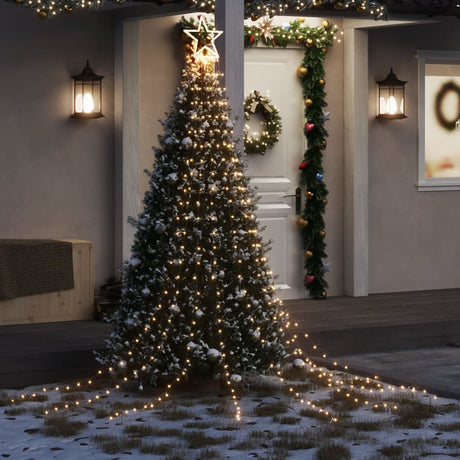 Vidaxl kerstboomverlichting 320 warmwitte led's 375 cm