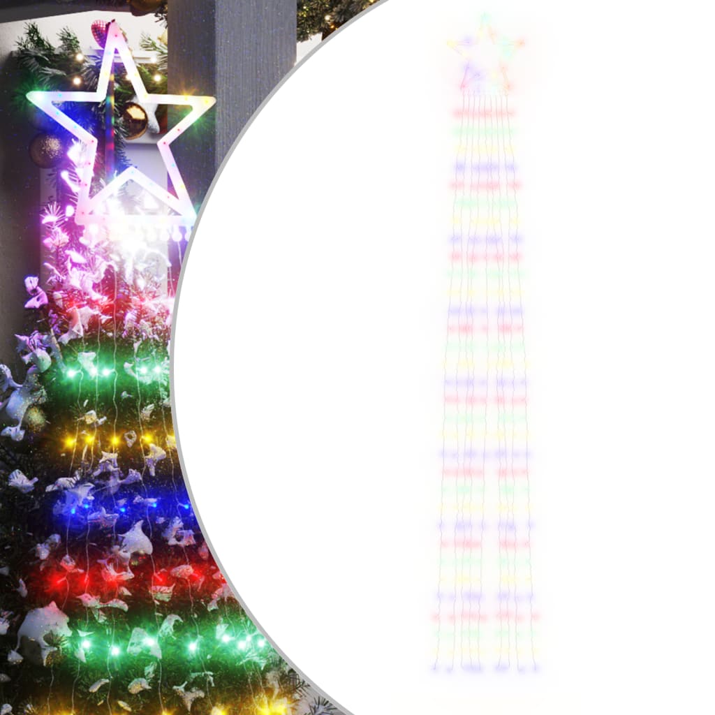 Vidaxl kerstboomverlichting 320 kleurrijke led's 375 cm