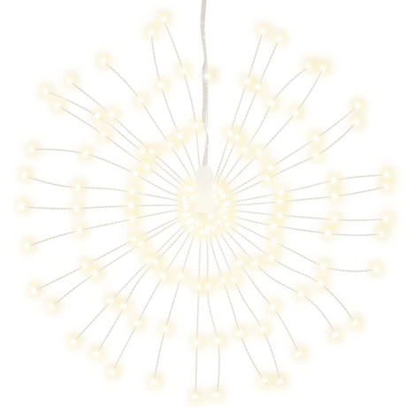 Vidaxl kerstverlichting vuurwerk 140 warmwitte led's 17 cm