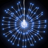 Vidaxl kerstverlichting vuurwerk 140 koudwitte led's 17 cm
