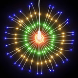 Vidaxl kerstverlichting vuurwerk 140 meerkleurige led's 17 cm