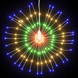 Vidaxl kerstverlichting vuurwerk 140 meerkleurige led's 17 cm