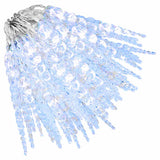 Vidaxl kerst ijspegellamp 200 led's koud wit 20 m acryl pvc