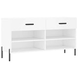 Vidaxl schoenenbank 102x35x55 cm bewerkt hout wit