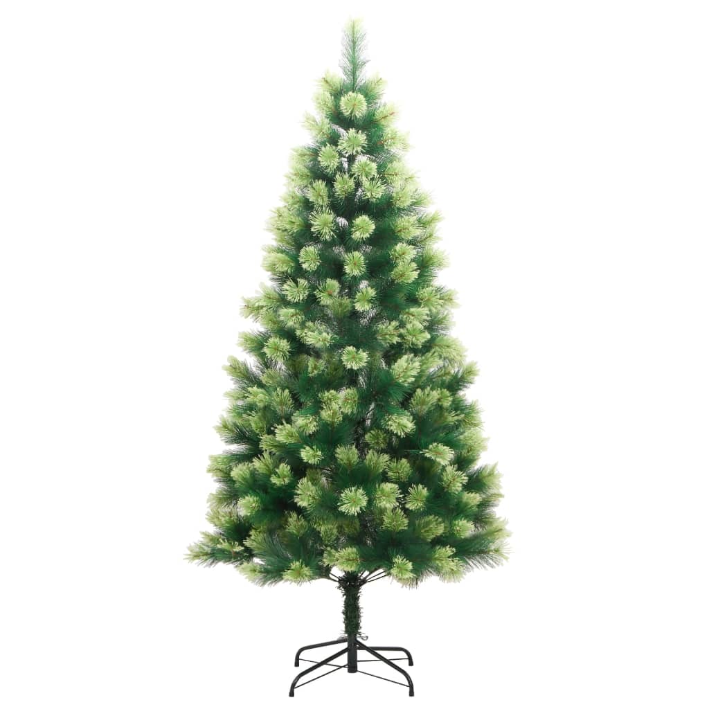 Vidaxl kunstkerstboom met scharnieren en standaard 180 cm