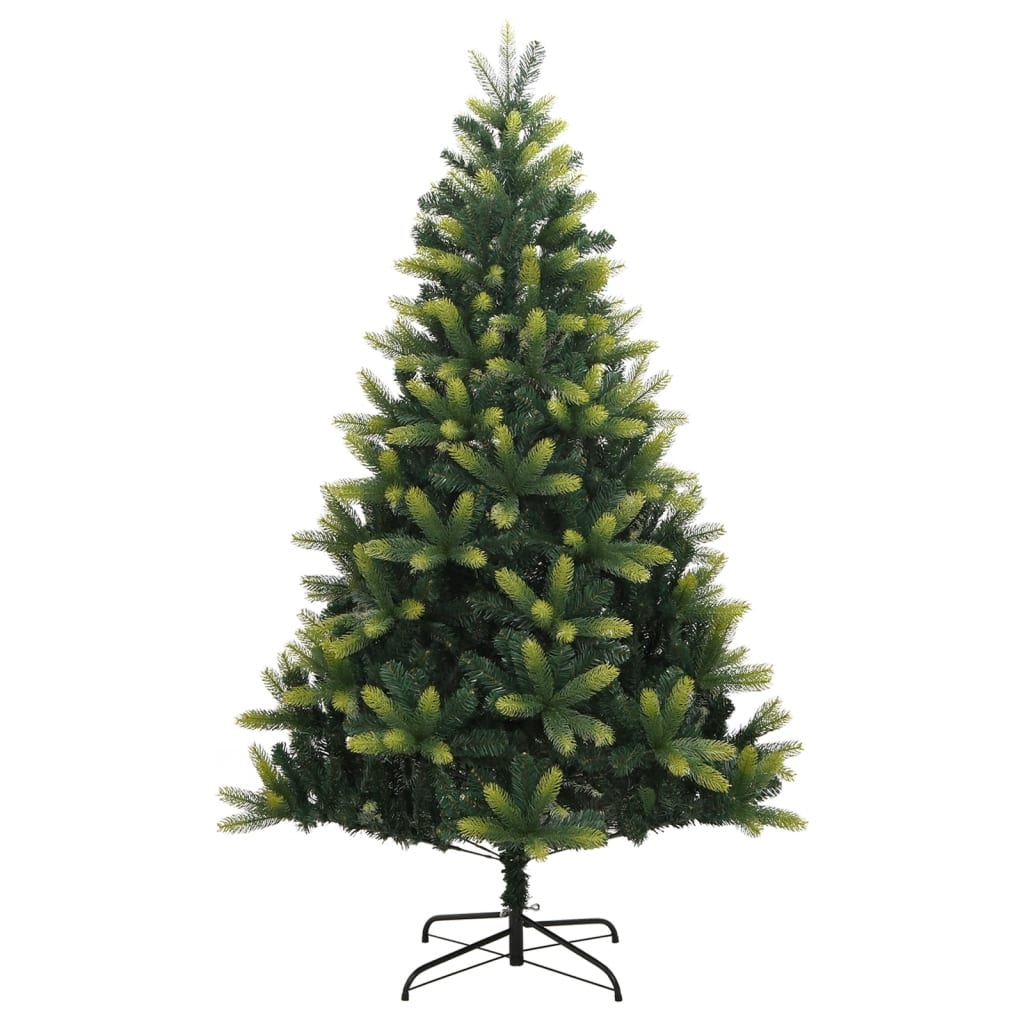 Vidaxl kunstkerstboom met scharnieren en standaard 120 cm