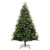 Vidaxl kunstkerstboom met scharnieren en standaard 120 cm