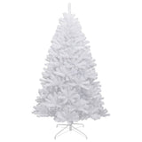 VidaXL Kunstkerstboom met scharnieren en sneeuw 210 cm