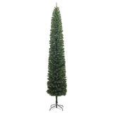 Vidaxl kunstkerstboom smal met standaard 270 cm pvc