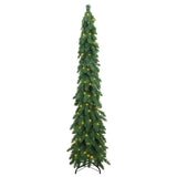 Vidaxl kunstkerstboom met verlichting 130 led's 210 cm