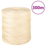 Vidaxl touw 2 mm 300 m 100% sisal