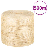 Vidaxl touw 4 mm 500 m 100% sisal