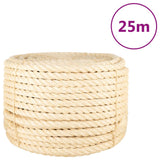 Vidaxl touw 20 mm 25 m 100% sisal