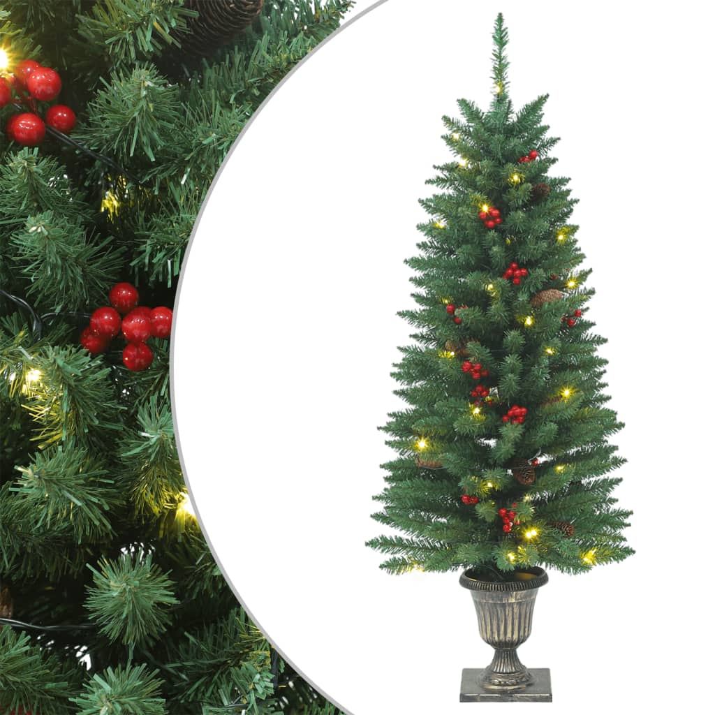 Vidaxl kunstkerstbomen 2 st 100 led's 120 cm groen