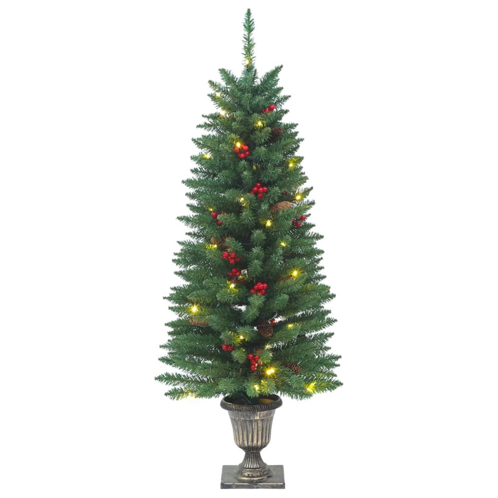 Vidaxl kunstkerstbomen 2 st 100 led's 120 cm groen