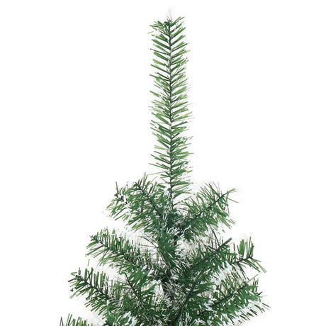 Vidaxl kunstkerstboom met sneeuw 120 cm groen