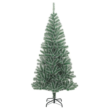 Vidaxl kunstkerstboom met sneeuw 240 cm groen