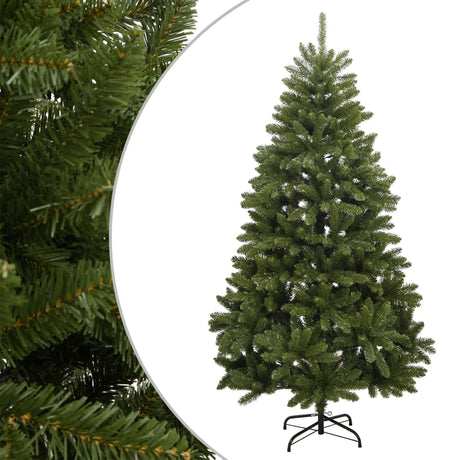 Vidaxl kunstkerstboom met scharnieren en standaard 270 cm groen
