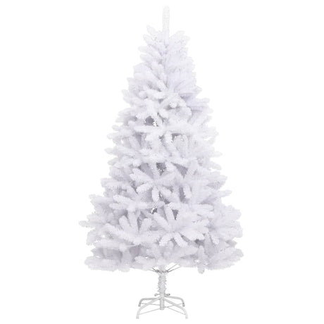 VidaXL Kunstkerstboom met scharnieren met standaard 210 cm wit