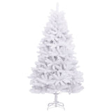 Vidaxl kunstkerstboom met scharnieren met standaard 270 cm wit