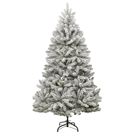 Vidaxl kunstkerstboom met scharnieren en sneeuw 180 cm