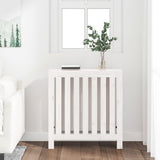 Vidaxl radiatorombouw 79,5x19x84 cm massief grenenhout wit
