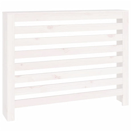 Vidaxl radiatorombouw 108,5x19x84 cm massief grenenhout wit
