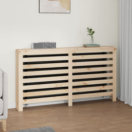 Vidaxl radiatorombouw 153x19x84 cm massief grenenhout