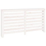 Vidaxl radiatorombouw 153x19x84 cm massief grenenhout wit