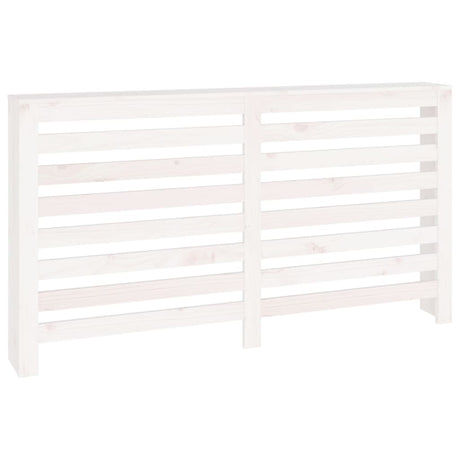 Vidaxl radiatorombouw 153x19x84 cm massief grenenhout wit
