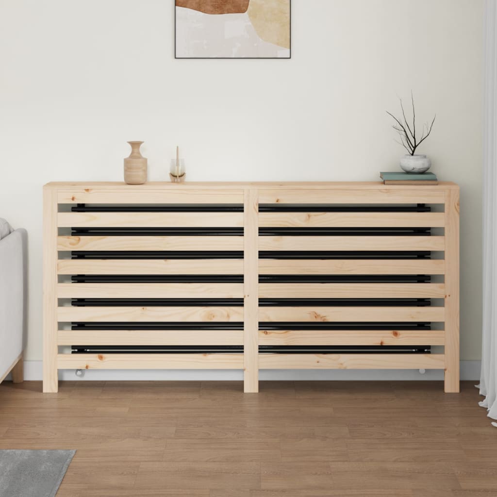 Vidaxl radiatorombouw 169x19x84 cm massief grenenhout