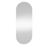 Vidaxl wandspiegel 20x50 cm ovaal glas