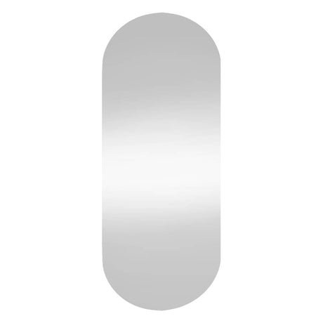Vidaxl wandspiegel 35x80 cm ovaal glas