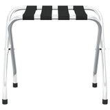 Vidaxl bagagerek 56x40x49 cm zwart en zilver