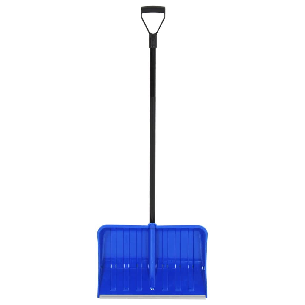 Vidaxl sneeuwschep 147 cm metaal blauw