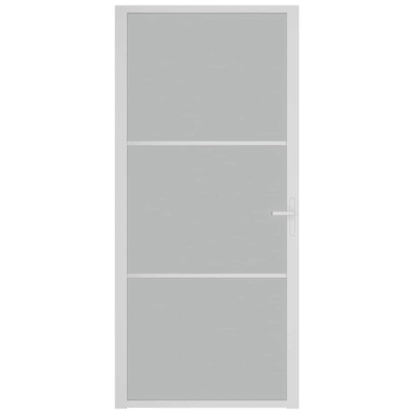 Vidaxl binnendeur 93x201,5 cm matglas en aluminium wit