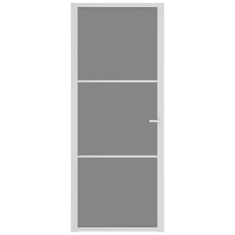 Vidaxl binnendeur 83x201,5 cm esg-glas en aluminium wit
