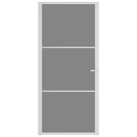 Vidaxl binnendeur 93x201,5 cm esg-glas en aluminium wit
