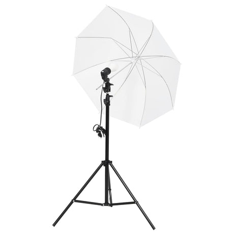 VidaXL Fotostudioset met verlichtingsset achtergrond en reflector