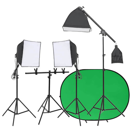 Vidaxl fotostudioset met verlichtingsset en achtergrondscherm