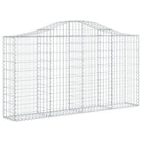 VidaXL Schanskorven 6 st gewelfd 200x30x100 120 cm ijzer